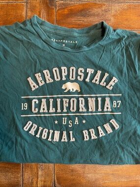Aeropostale Teal Graphic California Tee